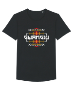 Gwangju Tricou mânecă scurtă guler larg Bărbat Skater