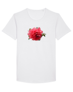 Dalia rosie Tricou mânecă scurtă guler larg Bărbat Skater