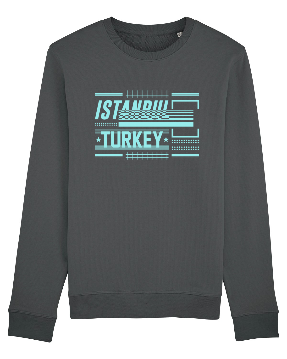Bluză mânecă lungă Unisex Rise Anthracite