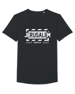 Jerusalem Tricou mânecă scurtă guler larg Bărbat Skater