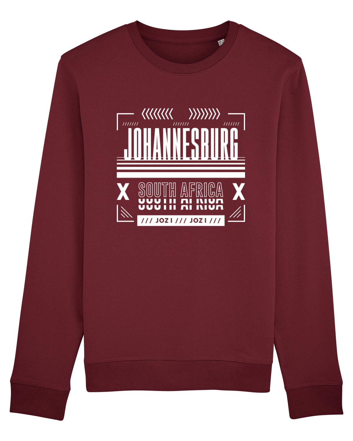 Bluză mânecă lungă Unisex Rise Burgundy