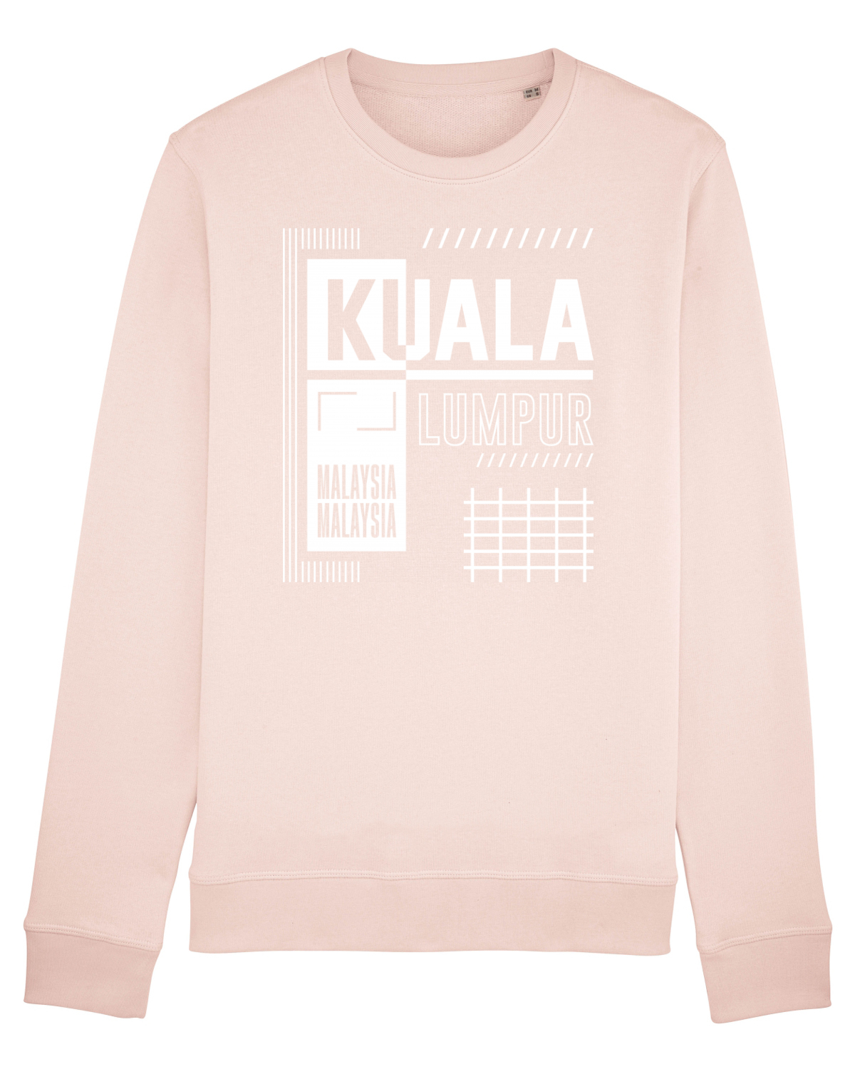 Bluză mânecă lungă Unisex Rise Candy Pink