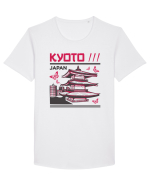 Kyoto Tricou mânecă scurtă guler larg Bărbat Skater