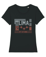 Lima Tricou mânecă scurtă guler larg fitted Damă Expresser