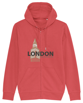 London UK Carmine Red