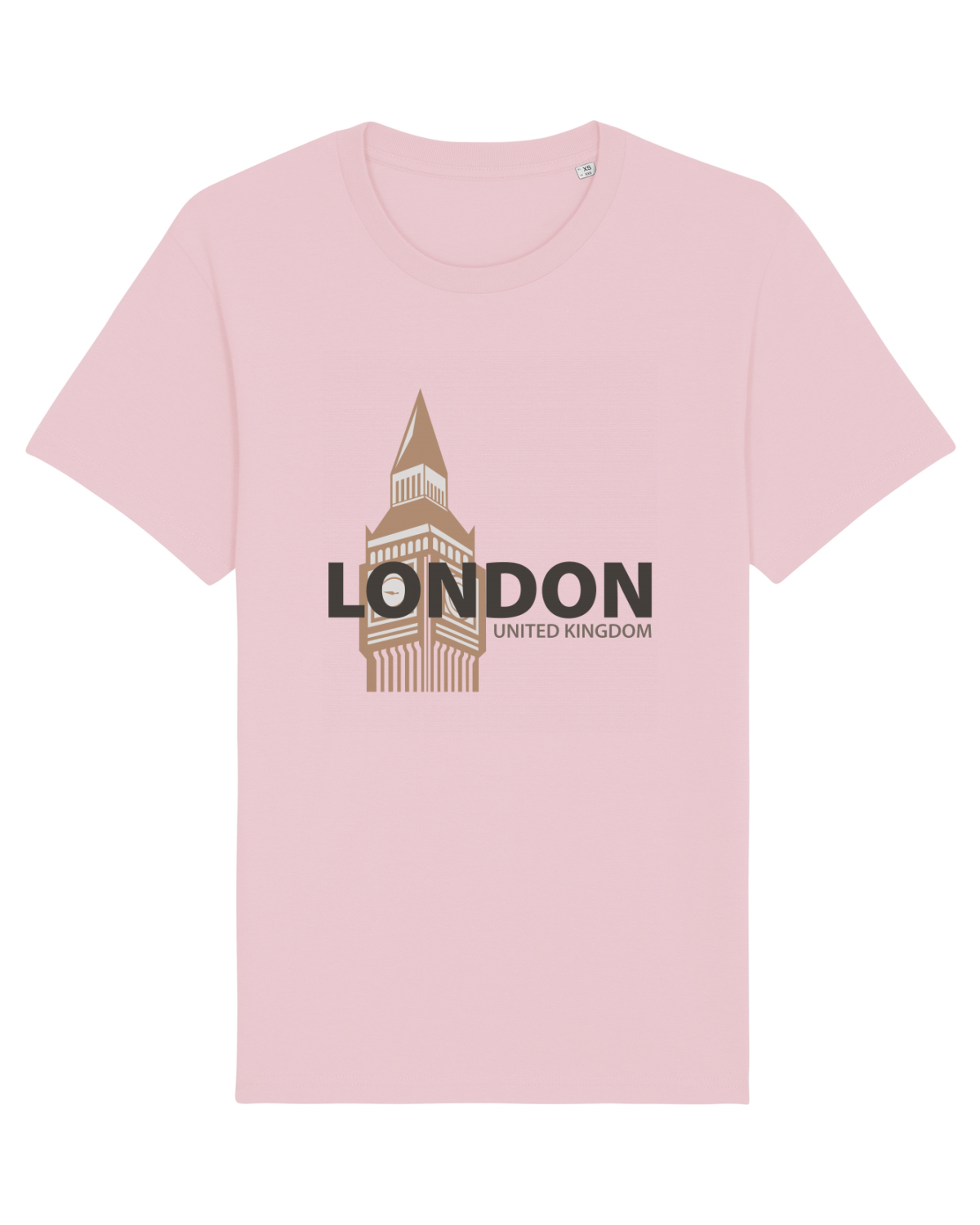 Tricou mânecă scurtă Unisex Rocker Cotton Pink