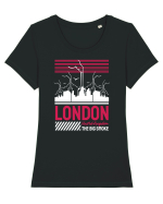 London Tricou mânecă scurtă guler larg fitted Damă Expresser