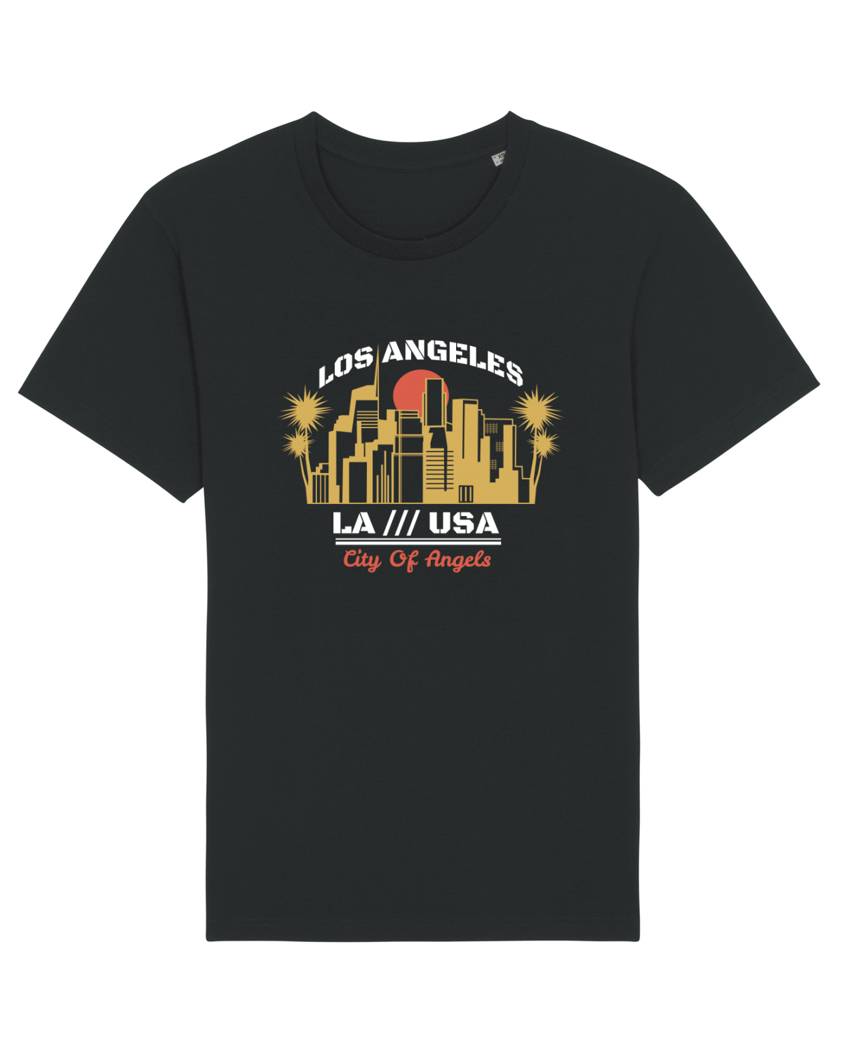 Tricou mânecă scurtă Unisex Rocker Black