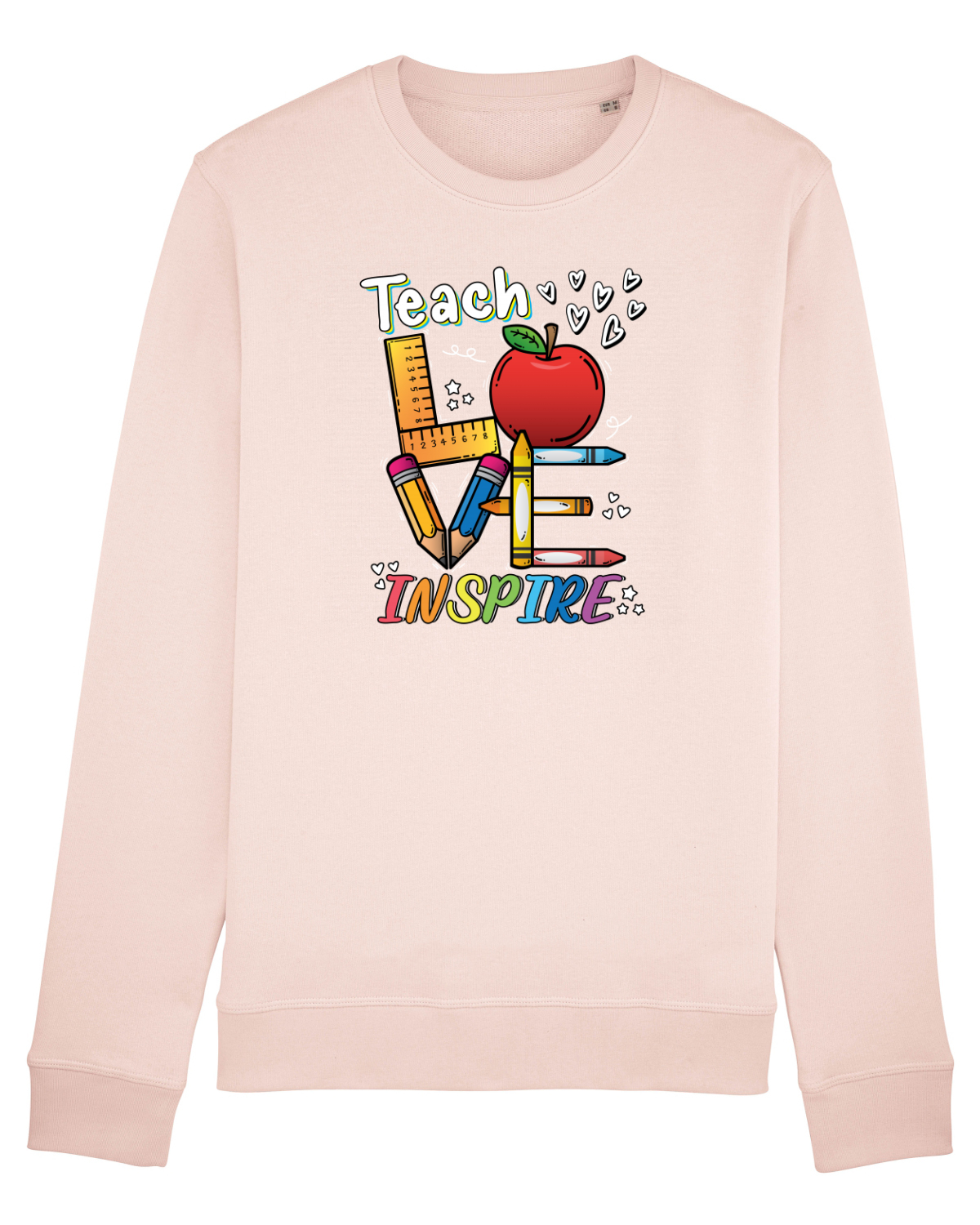 Bluză mânecă lungă Unisex Rise Candy Pink