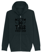 Let's do This Test Day black Hanorac cu fermoar Unisex Connector