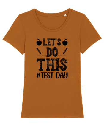 Let's do This Test Day black Roasted Orange