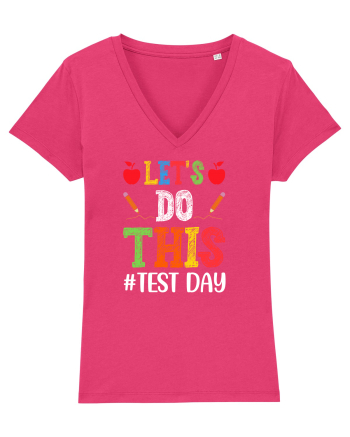 Let's do This Test Day color Raspberry