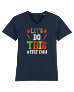 Let's do This Test Day color Tricou mânecă scurtă guler V Bărbat Presenter