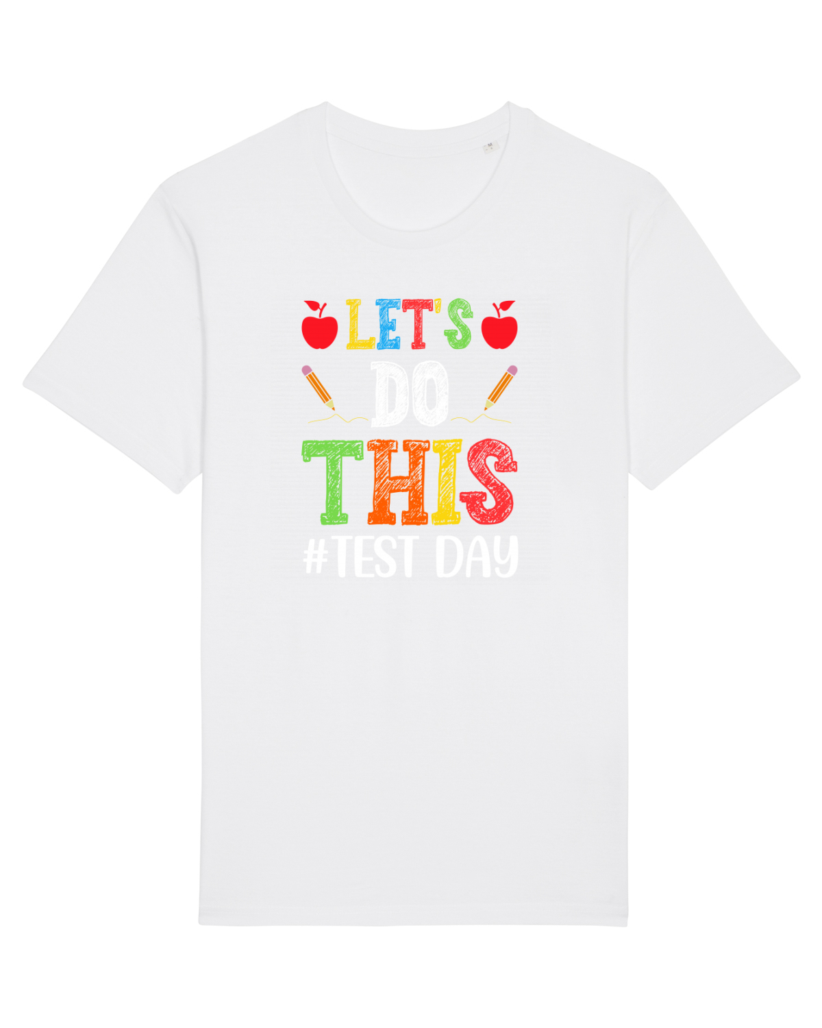 Tricou mânecă scurtă Unisex Rocker White