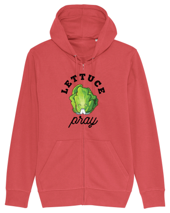 Lettuce Pray - black Carmine Red