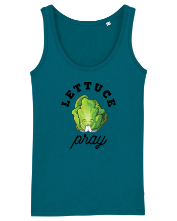 Lettuce Pray - black Ocean Depth