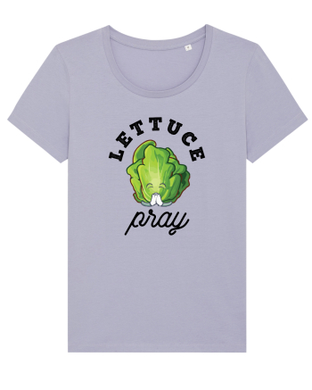 Lettuce Pray - black Lavender