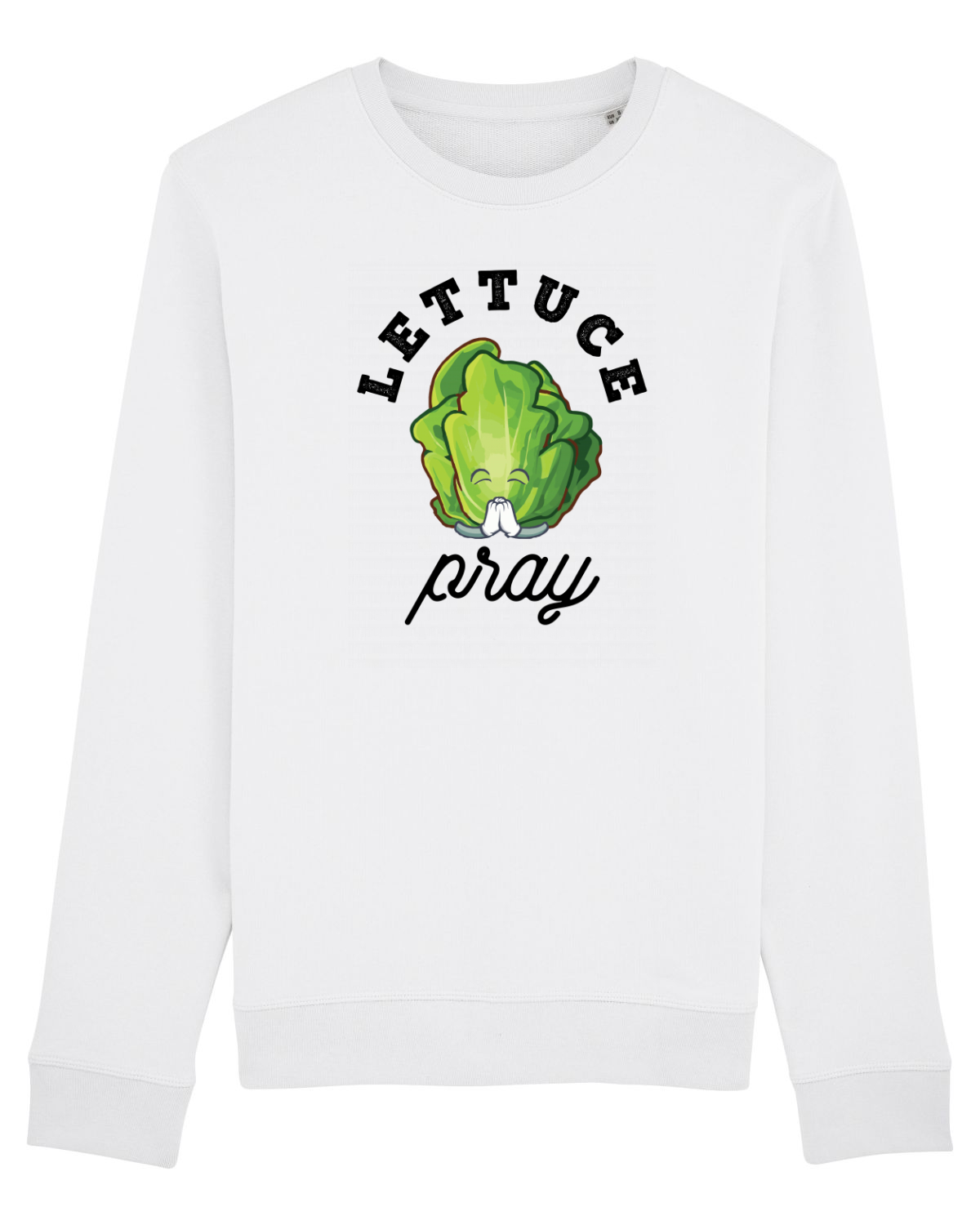 Bluză mânecă lungă Unisex Rise White