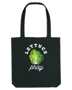 Lettuce Pray - white Sacoșă textilă