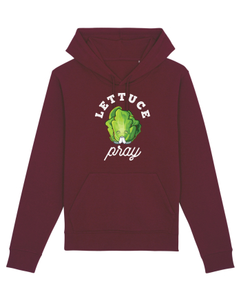 Lettuce Pray - white Burgundy