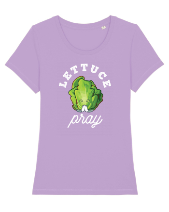 Lettuce Pray - white Lavender Dawn