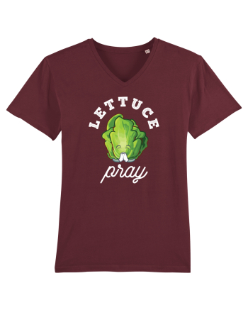 Lettuce Pray - white Burgundy