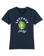 Lettuce Pray - white Tricou mânecă scurtă guler V Bărbat Presenter