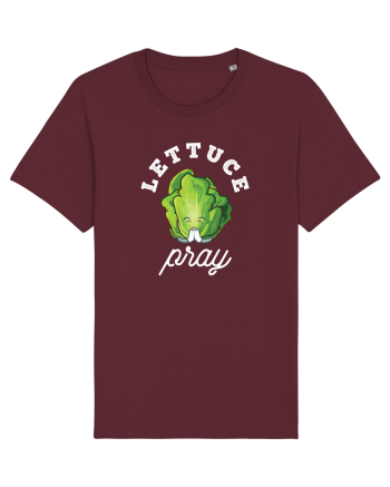 Lettuce Pray - white Burgundy