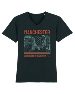 Manchester Tricou mânecă scurtă guler V Bărbat Presenter