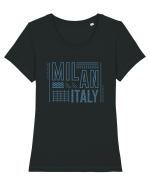 Milan Tricou mânecă scurtă guler larg fitted Damă Expresser