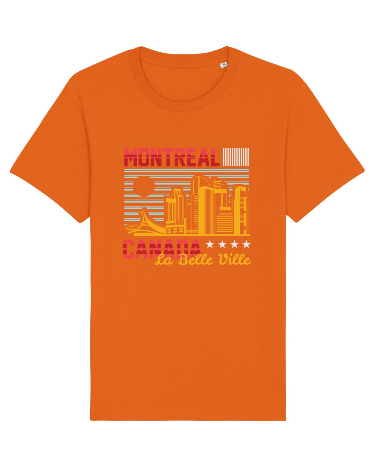 Tricou mânecă scurtă Unisex Rocker Bright Orange