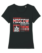 Moscow Tricou mânecă scurtă guler larg fitted Damă Expresser