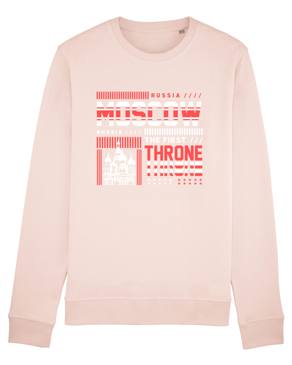 Bluză mânecă lungă Unisex Rise Candy Pink