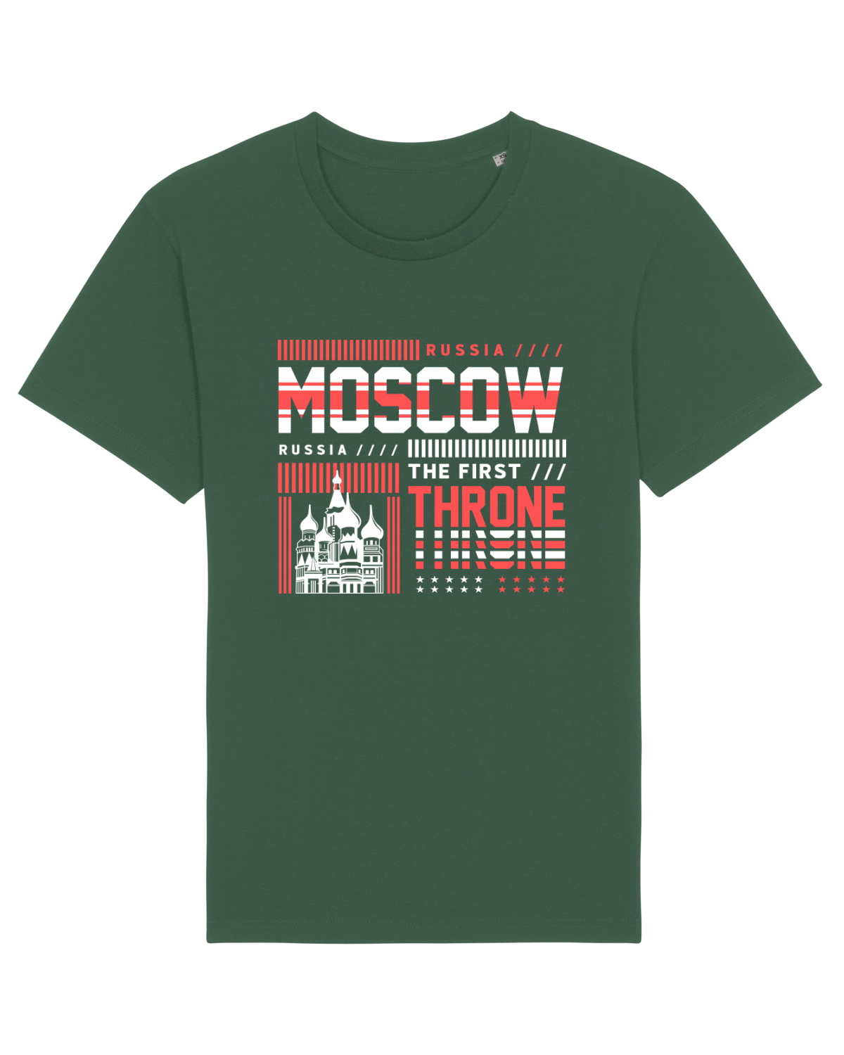 Tricou mânecă scurtă Unisex Rocker Bottle Green