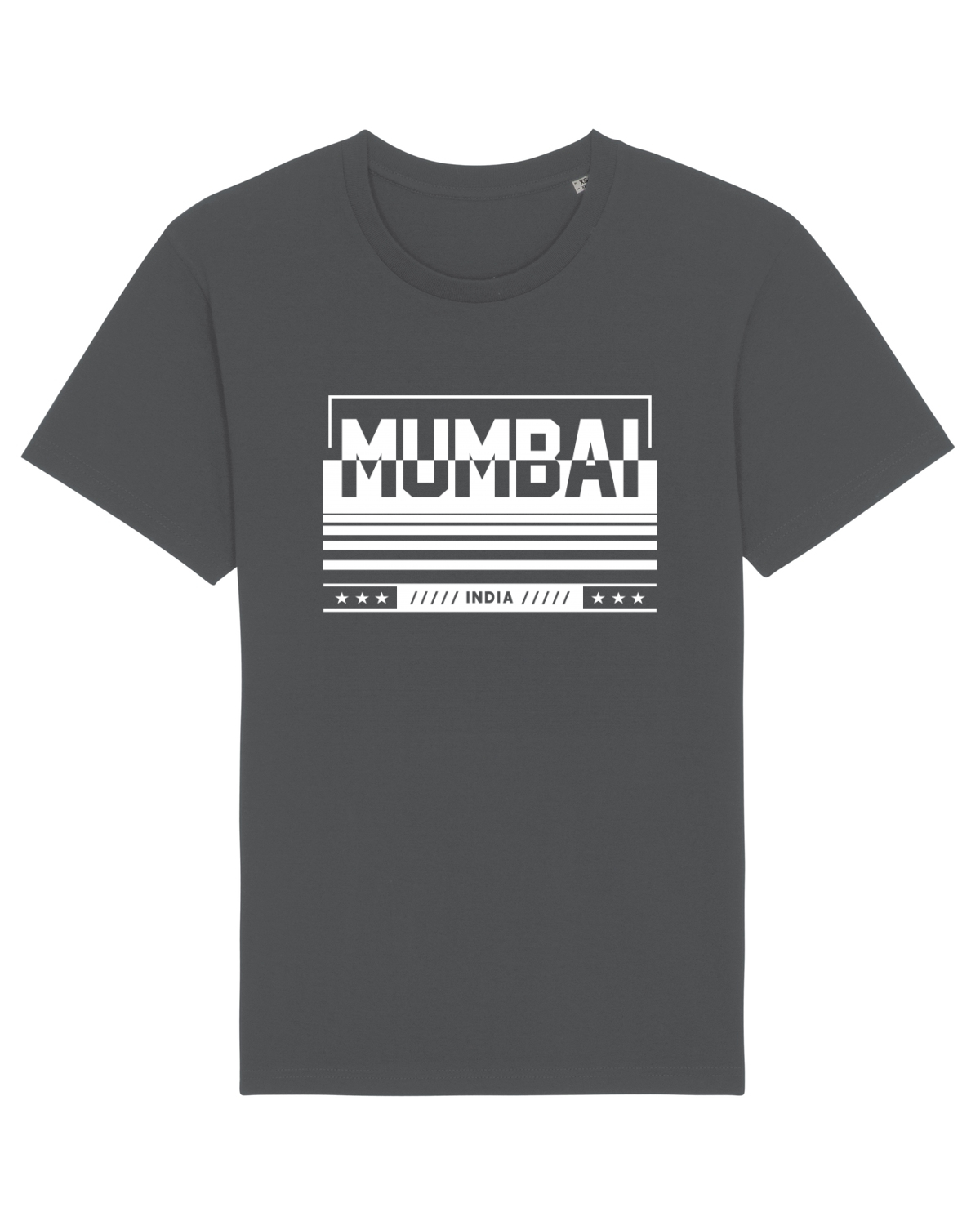 Tricou mânecă scurtă Unisex Rocker Anthracite