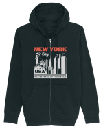 New York Hanorac cu fermoar Unisex Connector