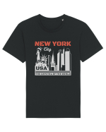 New York Tricou mânecă scurtă Unisex Rocker