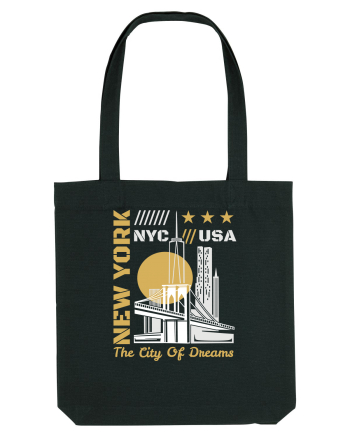 New York The City Of Dreams Black