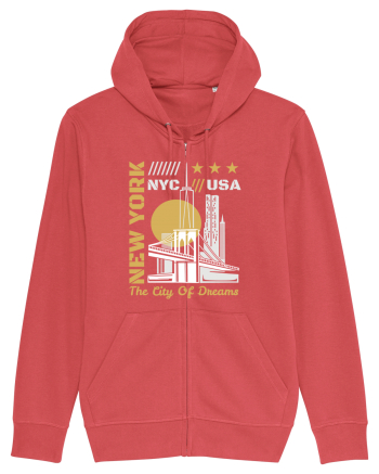 New York The City Of Dreams Carmine Red