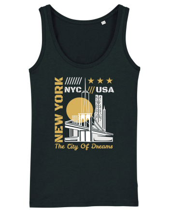 New York The City Of Dreams Black