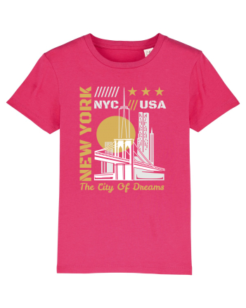 New York The City Of Dreams Raspberry