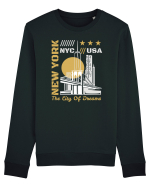 New York The City Of Dreams Bluză mânecă lungă Unisex Rise