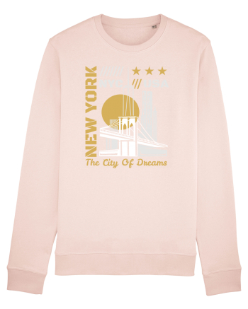 New York The City Of Dreams Candy Pink