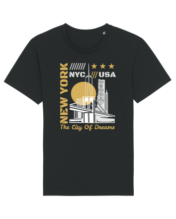 New York The City Of Dreams Black