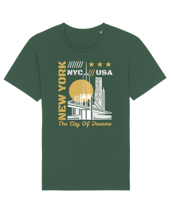 New York The City Of Dreams Bottle Green