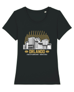 Orlando Tricou mânecă scurtă guler larg fitted Damă Expresser