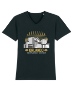 Orlando Tricou mânecă scurtă guler V Bărbat Presenter