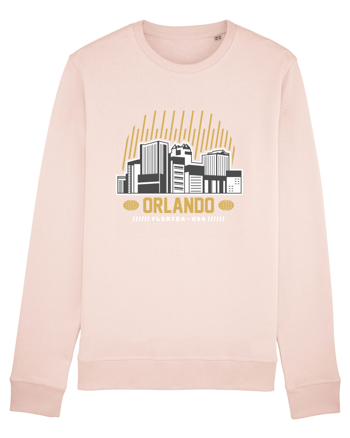 Bluză mânecă lungă Unisex Rise Candy Pink