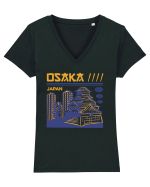 Osaka Tricou mânecă scurtă guler V Damă Evoker
