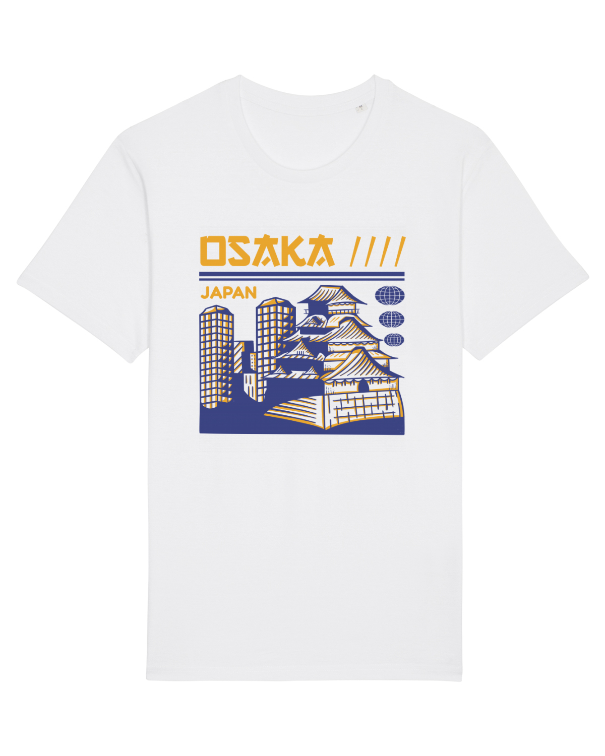 Tricou mânecă scurtă Unisex Rocker White